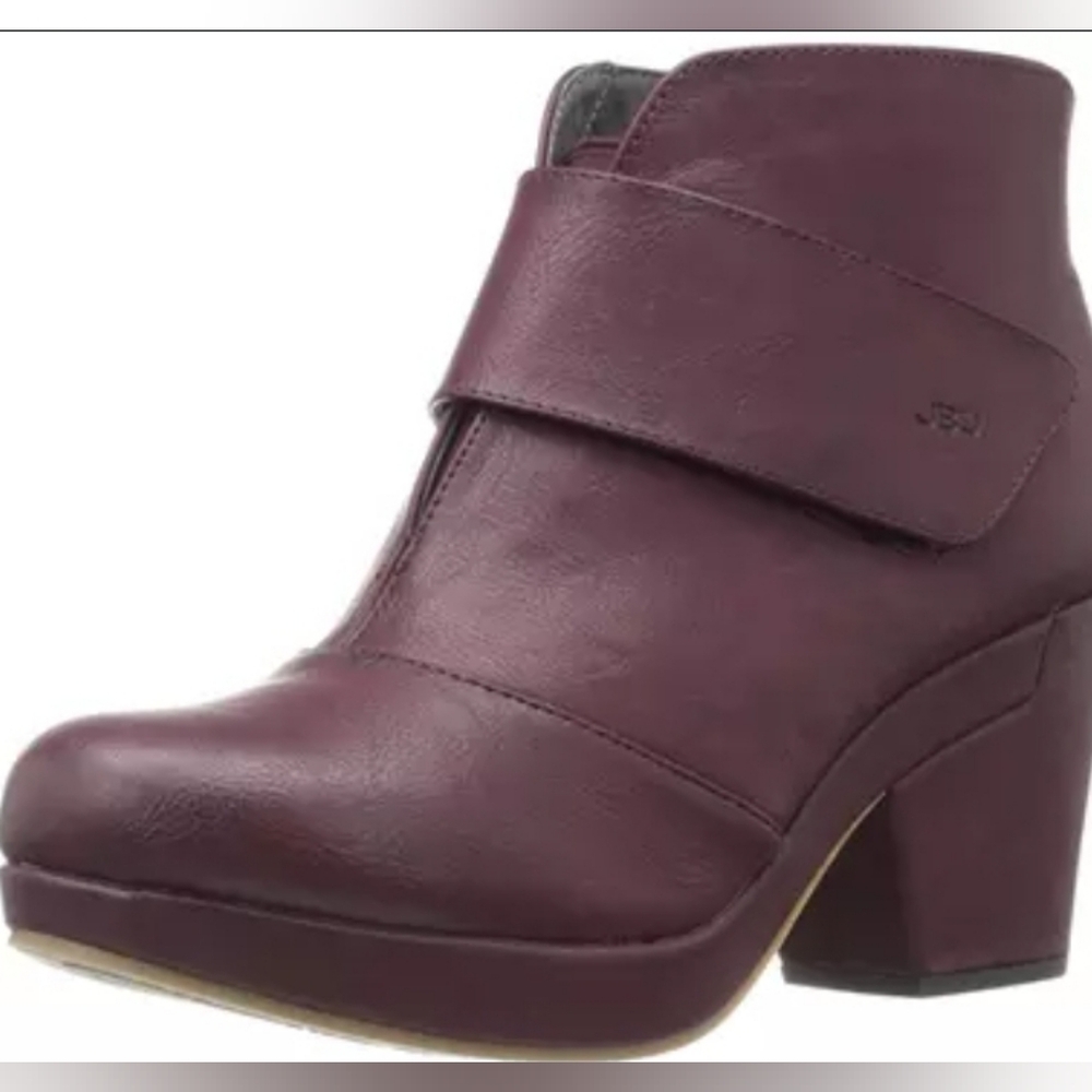 NWOT Jambu JASPER Women's Dk Burgundy/Plum Vegan Ankle Booties Sz 8.5